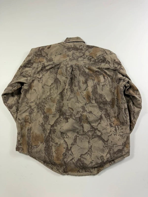 Vintage Natural Gear Camo Shirt – Khaki, size S – photo 2