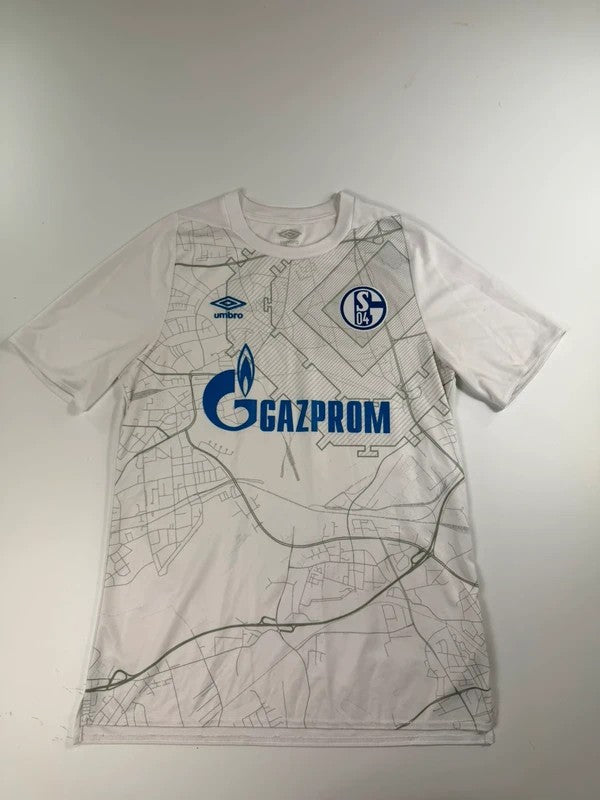 Vintage Umbro Schalke 04 Football Shirt – White, size L