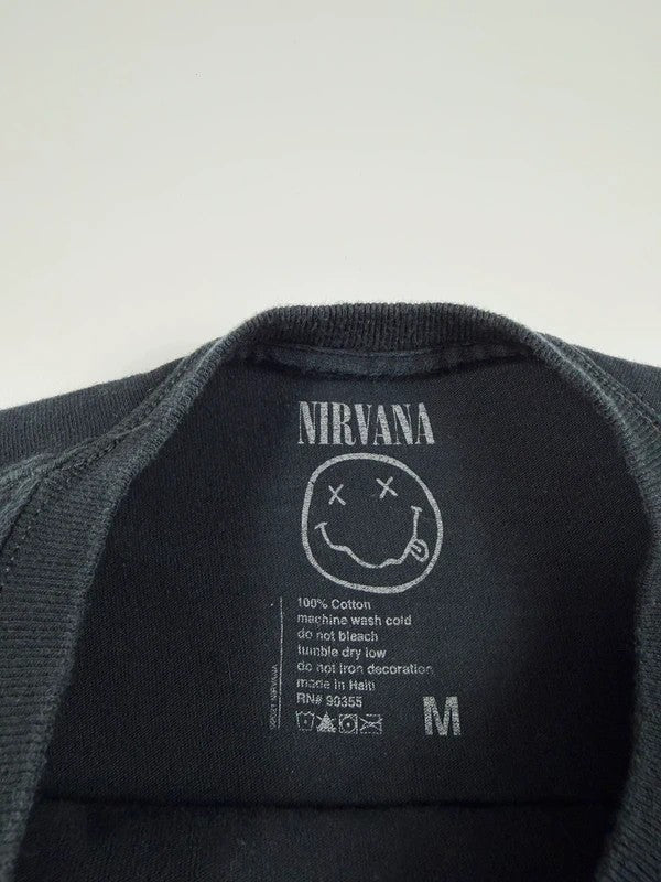 Vintage Nirvana Unplugged New York T-Shirt – Black, size M – photo 5