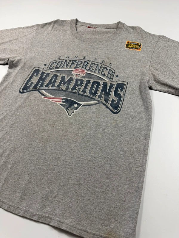 Vintage NFL New England T-shirt – Grey, size M – photo 4