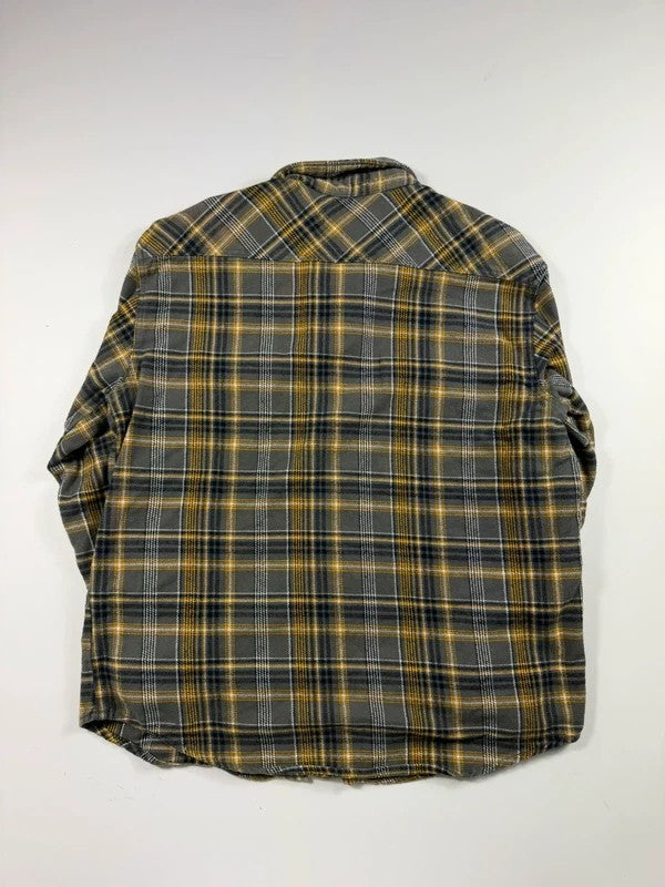 Vintage Dickies Heavyweight Check Shirt – Grey, size XL – photo 2