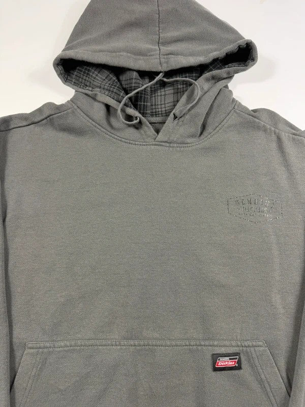Vintage Dickies Workwear Grey Hoodie – Grey, size M – photo 4