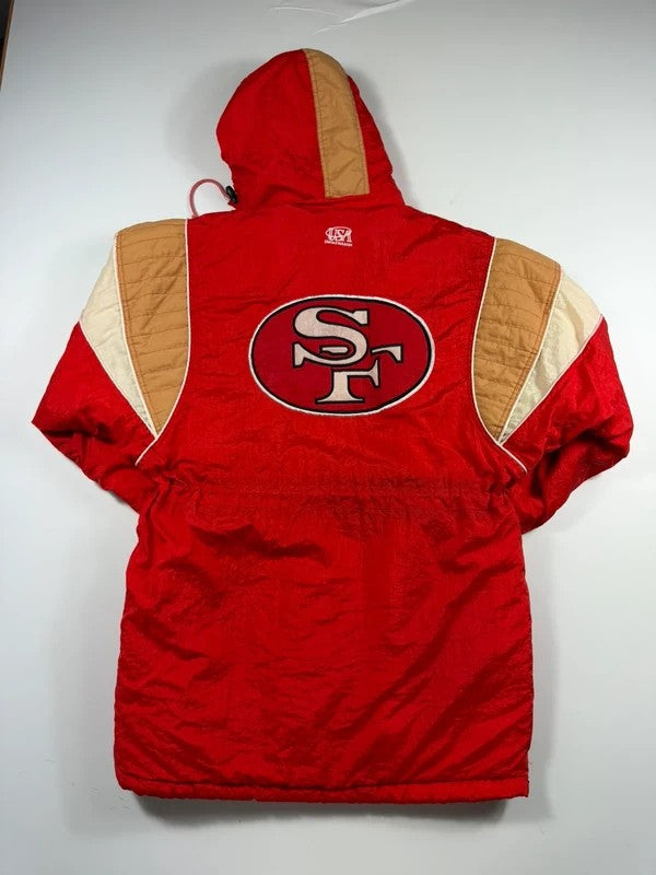 Vintage San Francisco 49ers NFL Coat – Red, size M – photo 2