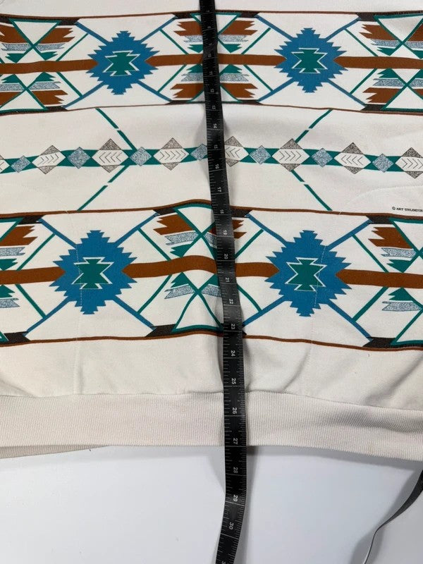 Vintage Aztec USA Sweatshirt 1992 – White, size XL – photo 9