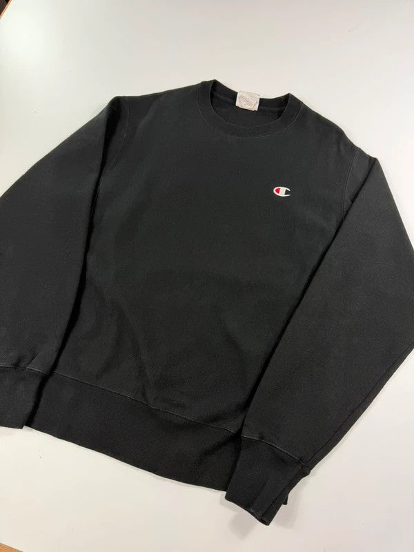 Vintage Champion Reverse Weave Sweatshirt – Black, size M – photo 4