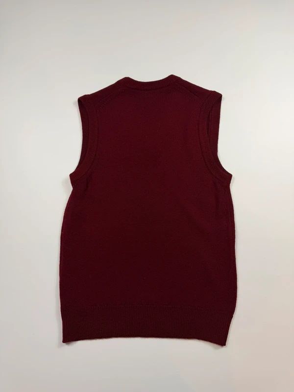 Vintage Pendleton Sleeveless Jumper – Burgundy, size M – photo 2