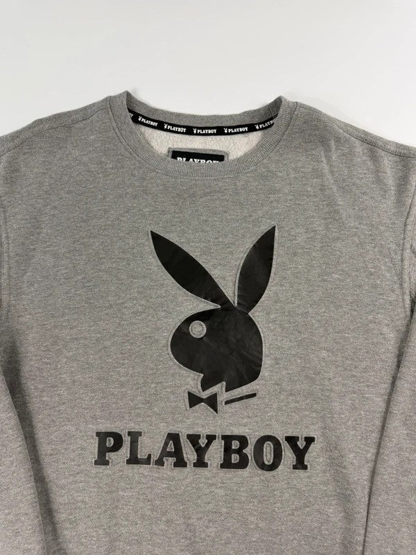 Vintage Playboy Embossed Logo Sweatshirt – Grey, size S – photo 4