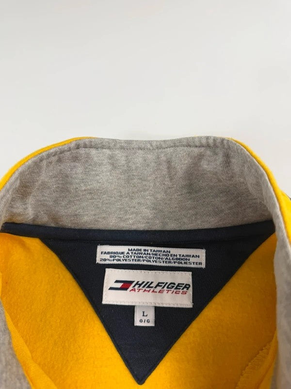 Vintage Tommy Hilfiger 1/4 Zip Jumper – Yellow, size XL – photo 5