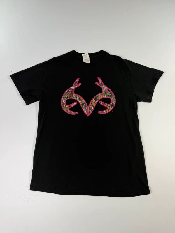 Vintage Realtree Logo T-Shirt – Black, size M – photo 1