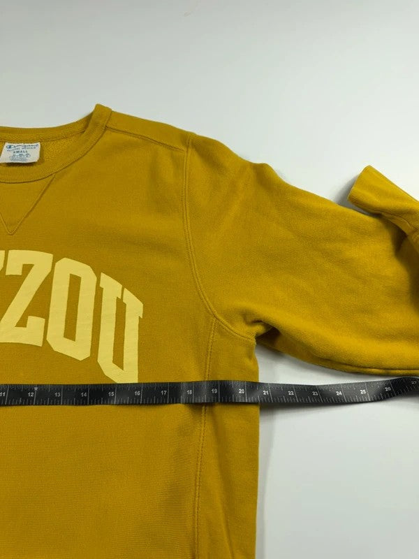 Vintage Champion Reverse Weave Sweatshirt – Yellow, size S – photo 7