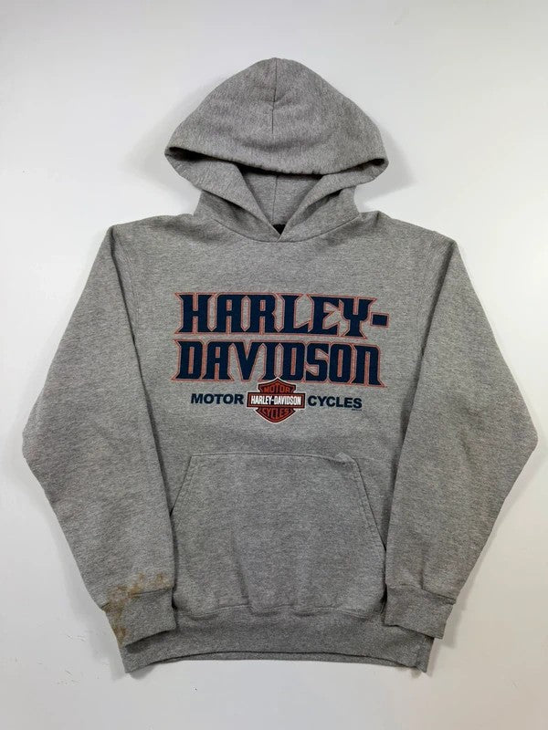 Vintage Harley Davidson Las Vegas Hoodie – Grey, size S