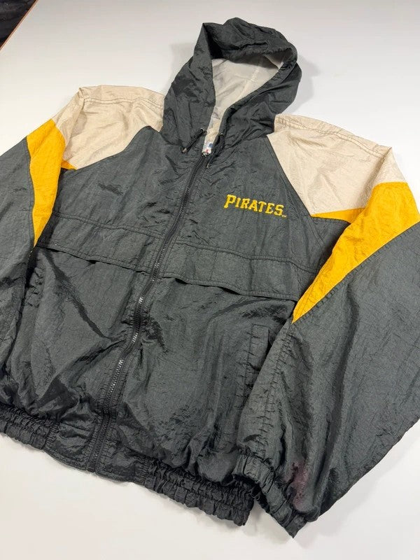 Vintage MLB Pirates Track Jacket – Black, size XL – photo 4