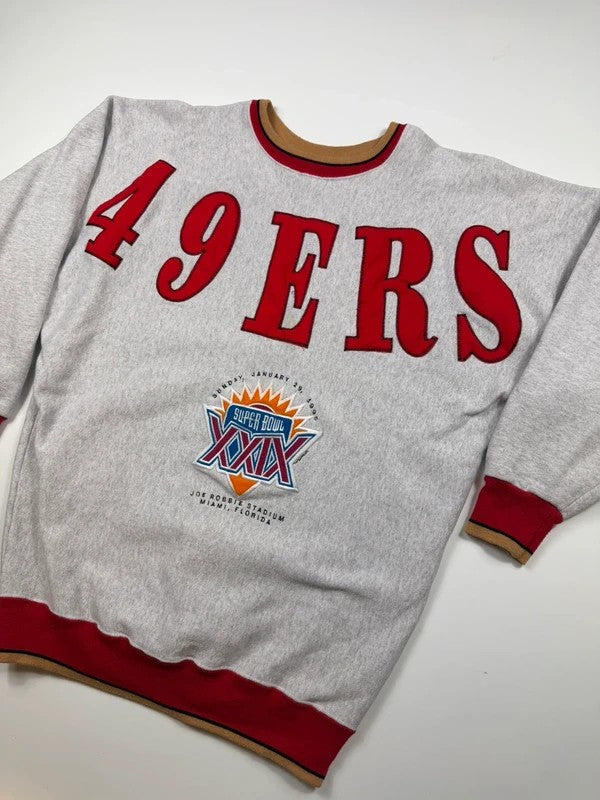 Vintage Legends Athletic 49ers Sweatshirt – Grey, size XL – photo 3