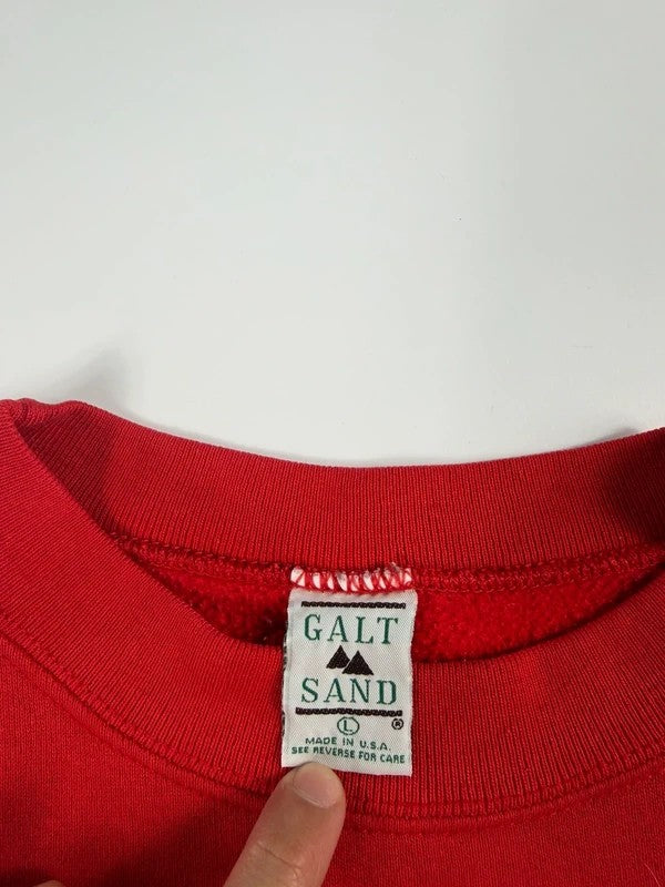 Vintage Galt Sand Miami Sweatshirt – Red, size L – photo 5