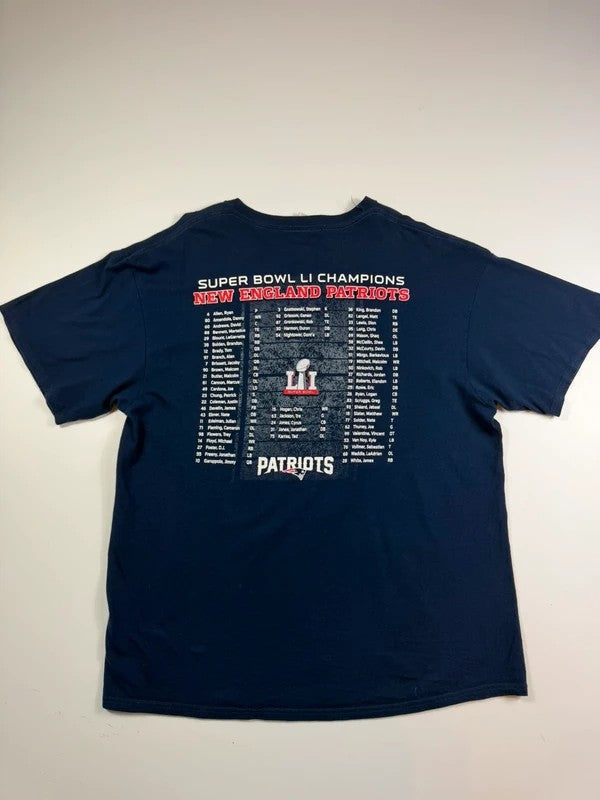 Vintage Majestic New England Patriots T-shirt – Navy, size XL – photo 2