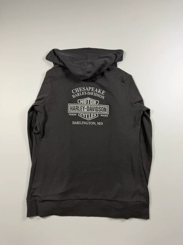 Vintage Harley Davidson Thin Sweatshirt – Grey, size M – photo 2