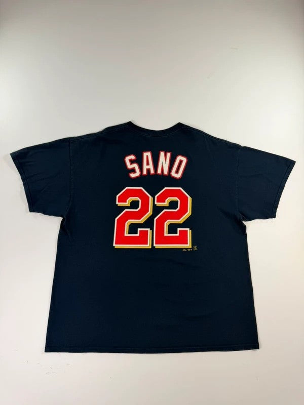 Vintage Majestic Minnesota Twins T-Shirt – Navy, size XL – photo 2