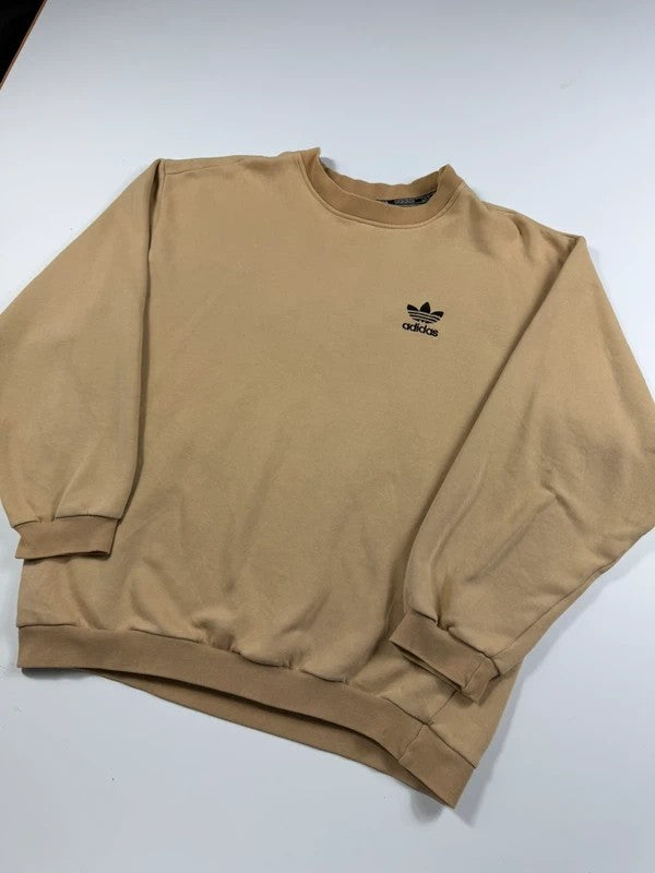 Vintage Adidas 90s Sweatshirt – Beige, size XL – photo 4
