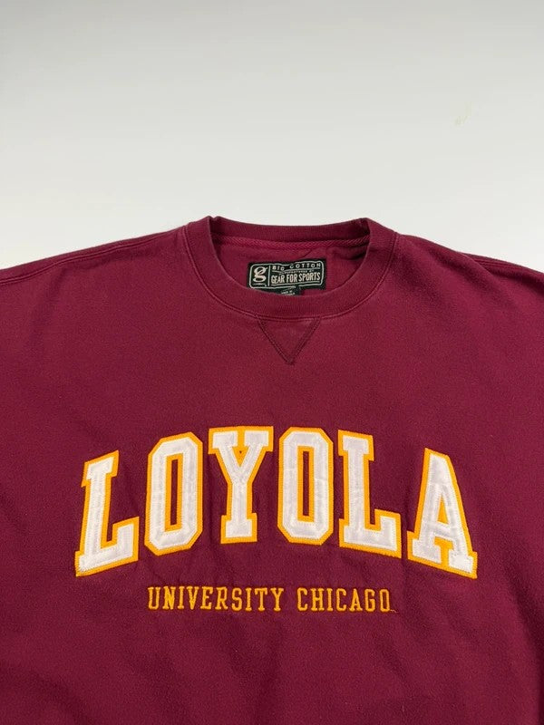 Vintage Gear For Sports University Sweatshirt – Burgundy, size XL – photo 4