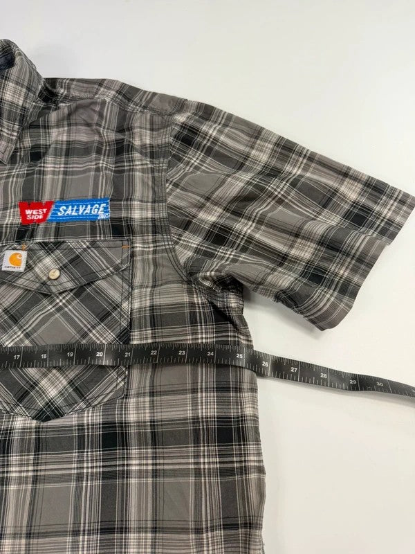 Vintage Carhartt Check Workwear Shirt – Grey, size XL – photo 6