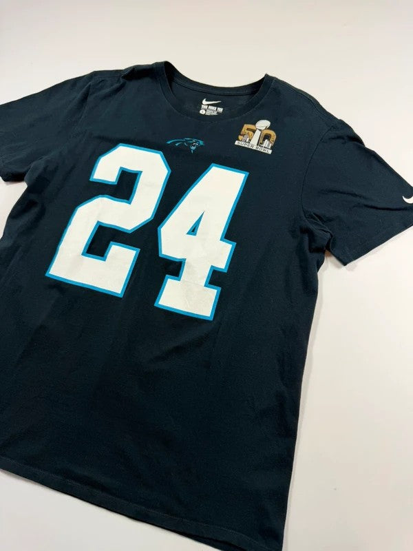 Vintage Nike Carolina Panthers T-Shirt – Navy, size L – photo 4