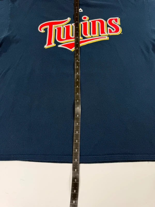 Vintage Majestic Minnesota Twins T-Shirt – Navy, size XL – photo 7
