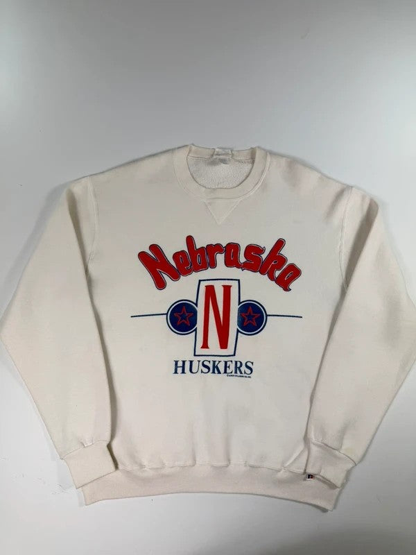 Vintage Americas Choice Nebraska Sweatshirt – White, size L – photo 1
