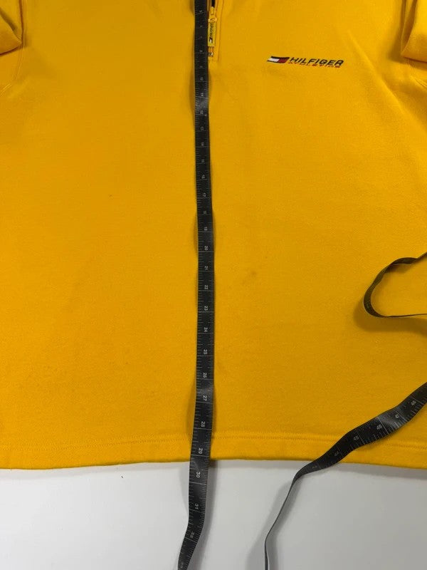Vintage Tommy Hilfiger 1/4 Zip Jumper – Yellow, size XL – photo 8