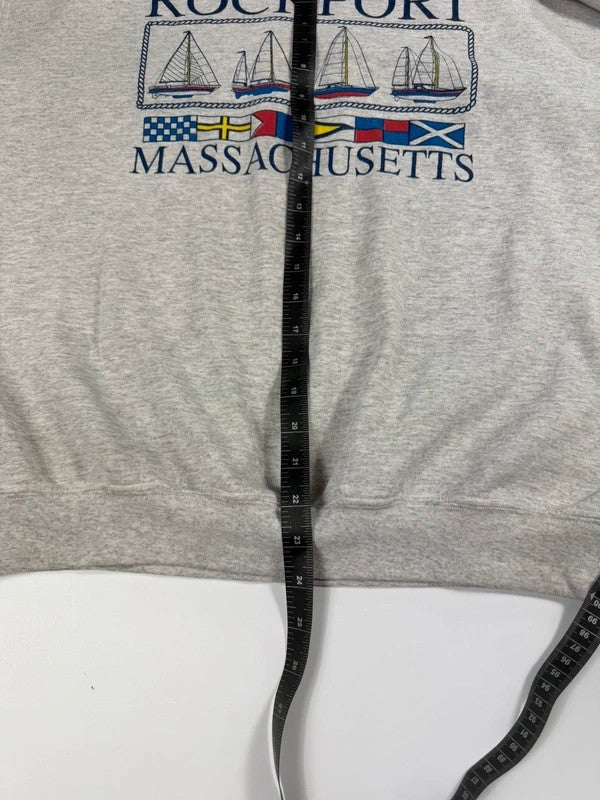 Vintage Gildan Rockport Sweatshirt – Grey, size L – photo 7