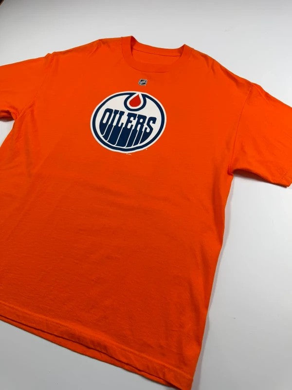 Vintage Reebok NHL Oilers T-Shirt – Orange, size XL – photo 4