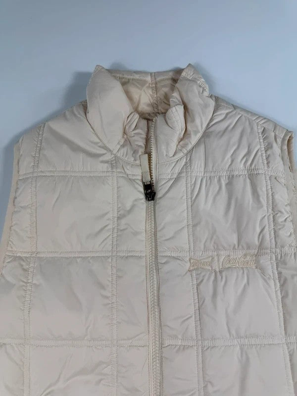 Vintage Patagonia Quilted Gilet Bodywarmer – Cream, size M – photo 4