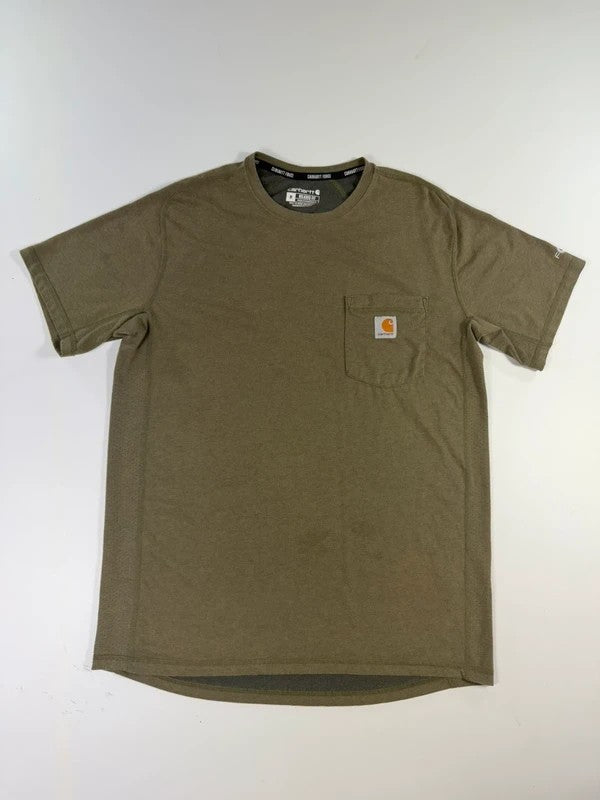 Vintage Carhartt Force Pocket Tee – Khaki, size M – photo 1