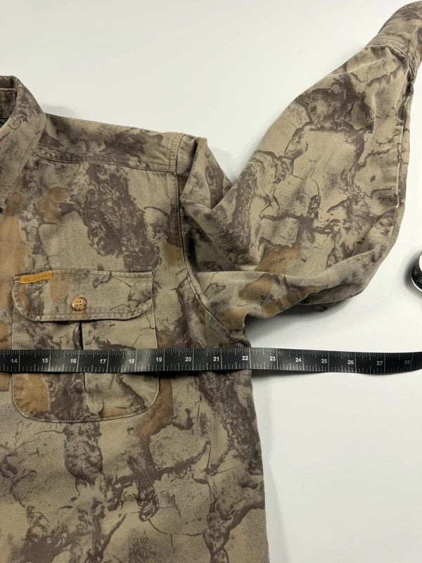 Vintage Natural Gear Camo Shirt – Khaki, size S – photo 6
