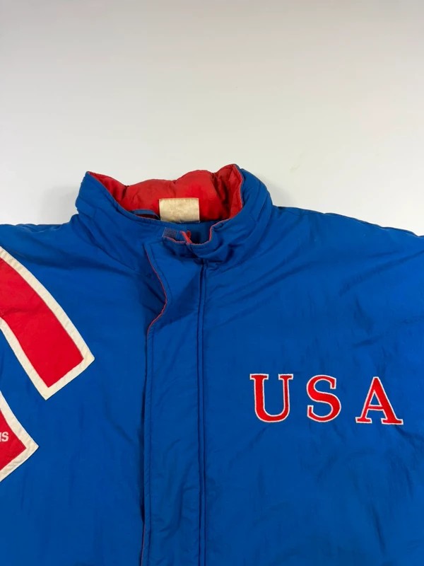 Vintage Adidas USA Coat – Red, size XL – photo 5