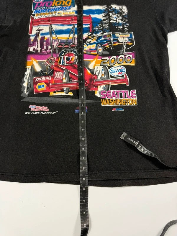 Vintage Tultex Racing T-Shirt – Black, size XL – photo 8