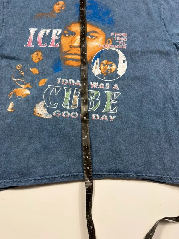 Vintage Ice Cube Rap T-shirt – Blue, size XL – photo 7