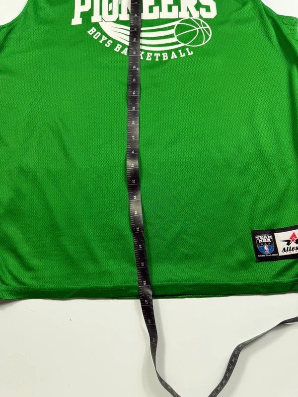 Vintage Alleson Athletics Basketball Vest – Green, size M – photo 7