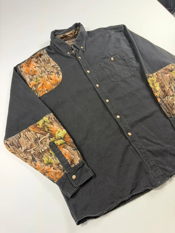 Vintage Rebark Camo Shirt – Black, size XL – photo 3