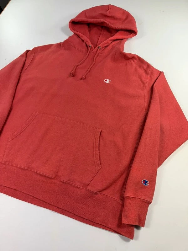 Vintage Champion Reverse Weave Hoodie – Pink, size XL – photo 3