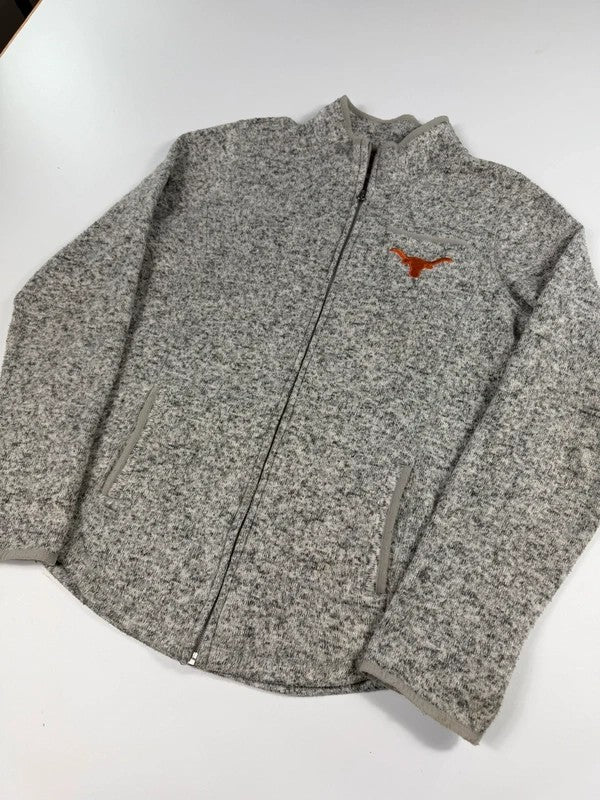 Vintage Texas USA Fleece Jacket – Grey, size M – photo 4