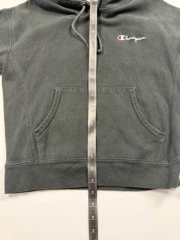 Vintage Champion Reverse Weave Hoodie – Black, size M – photo 8