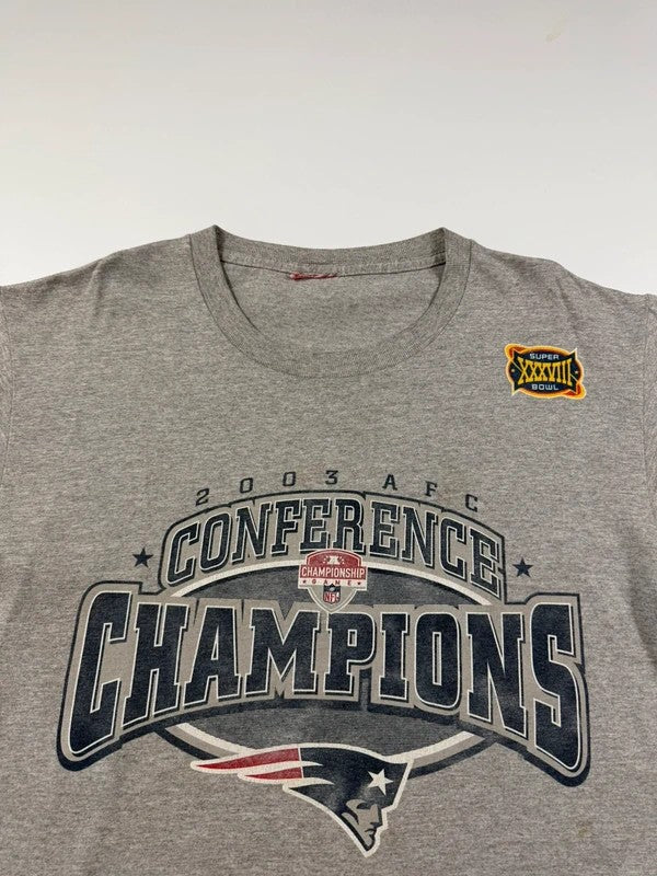 Vintage NFL New England T-shirt – Grey, size M – photo 3