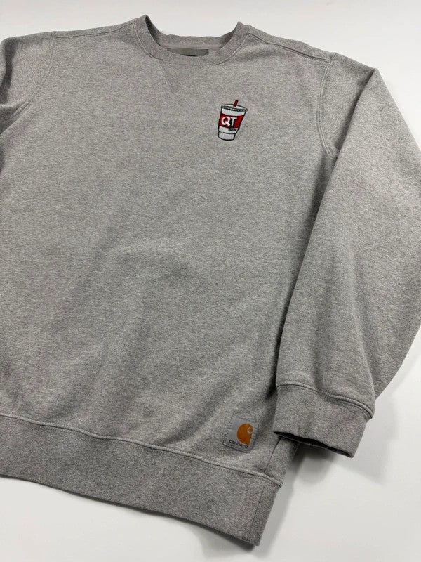 Vintage Carhartt USA Workwear Sweatshirt – Grey, size M – photo 3