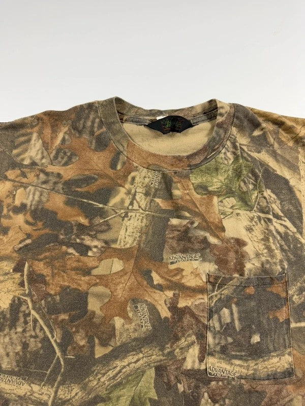 Vintage Liberty Camo T-Shirt – Khaki, size 2XL – photo 4