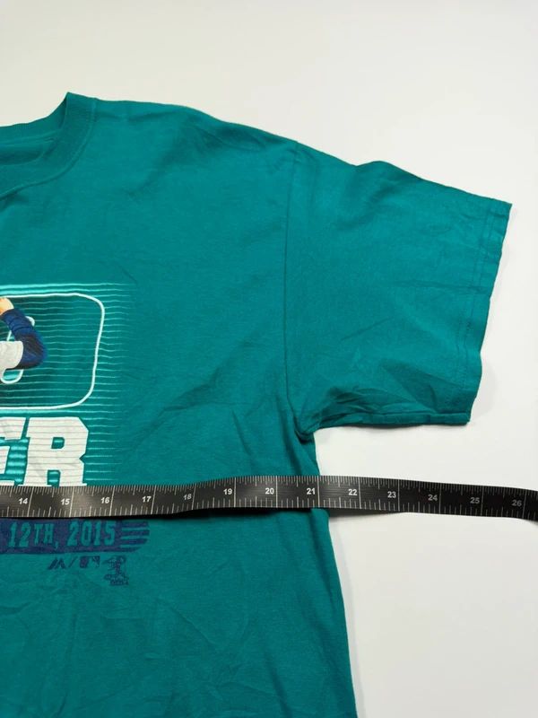 Vintage Majestic MLB Baseball T-Shirt – Turquoise, size L – photo 6