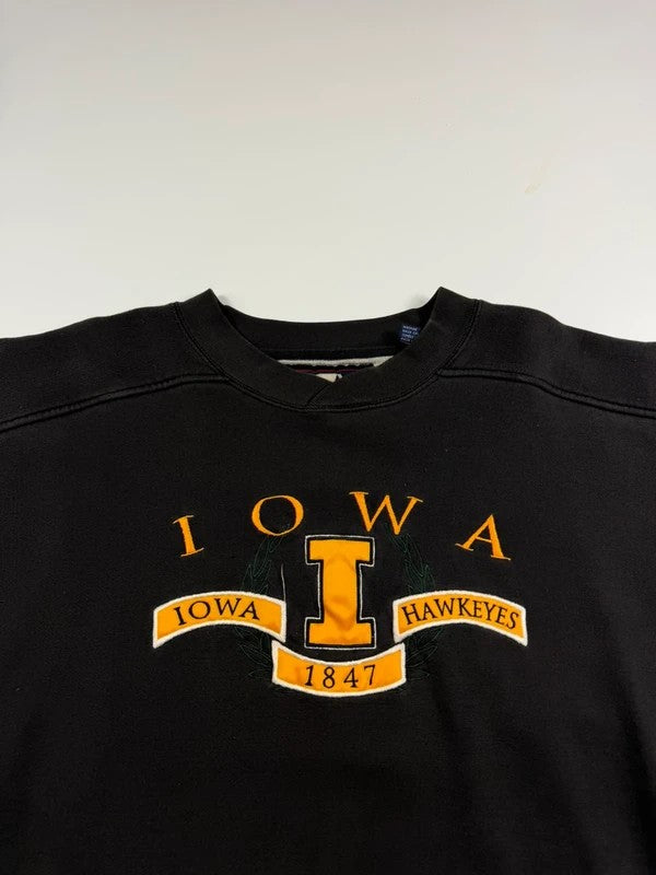 Vintage Starter Iowa Sweatshirt – Black, size XL – photo 4