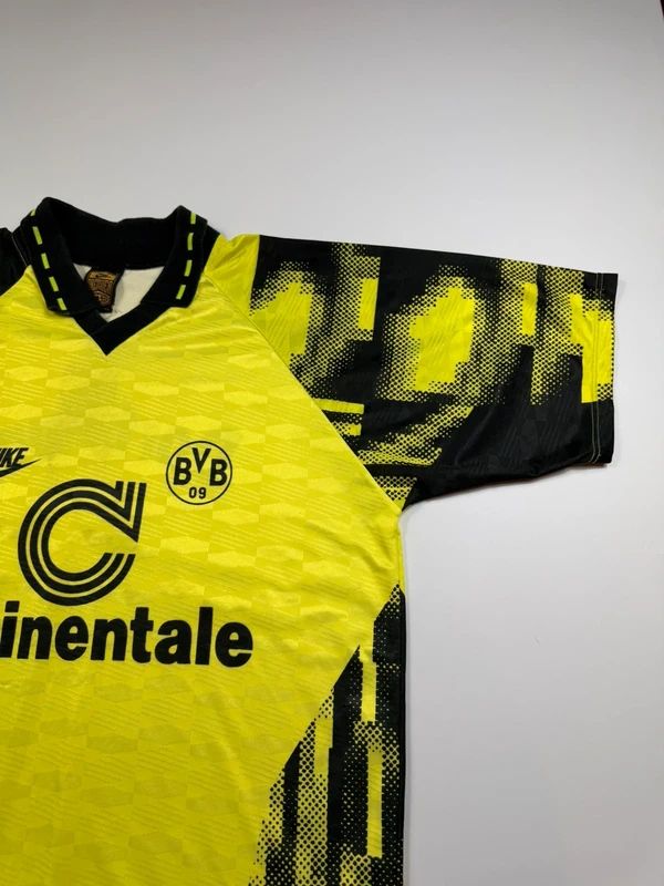 Vintage Nike Borussia Dortmund Football Shirt 1992/93 – Yellow, size XL – photo 5
