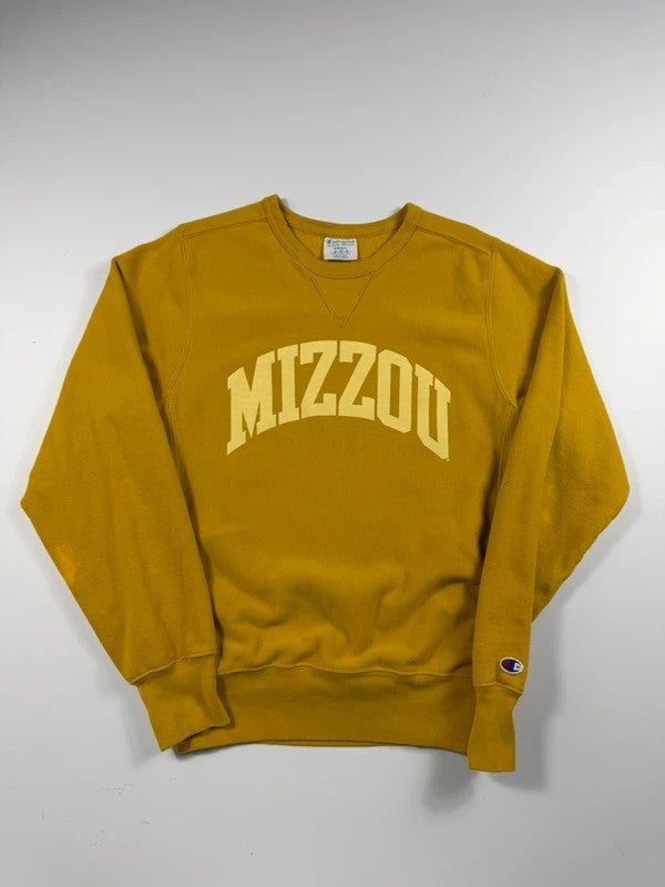 Vintage Champion Reverse Weave Sweatshirt – Yellow, size S – photo 1