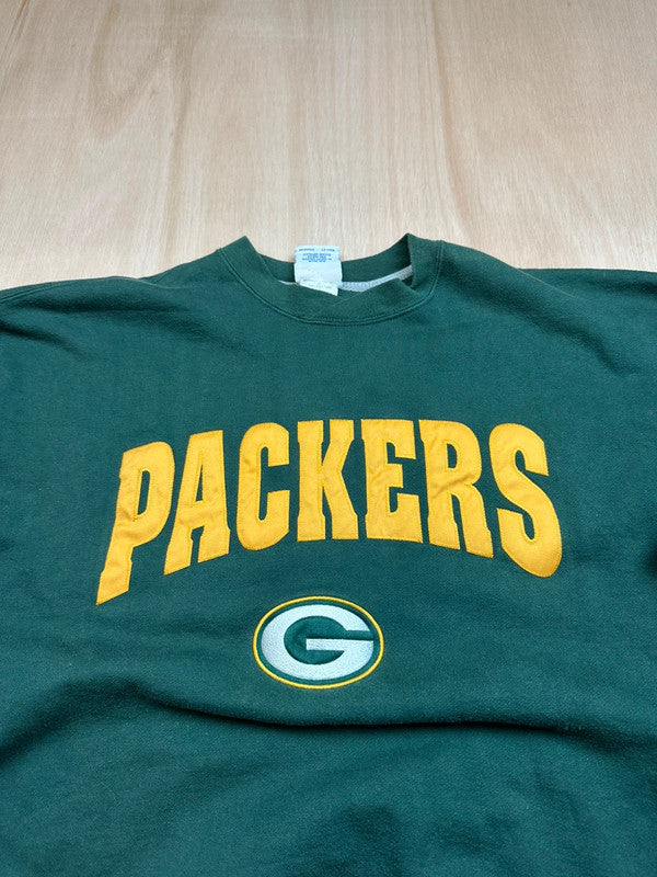 Vintage Champion Green Bay Packers NFL Sweatshirt – Dark green, size XL – photo 3