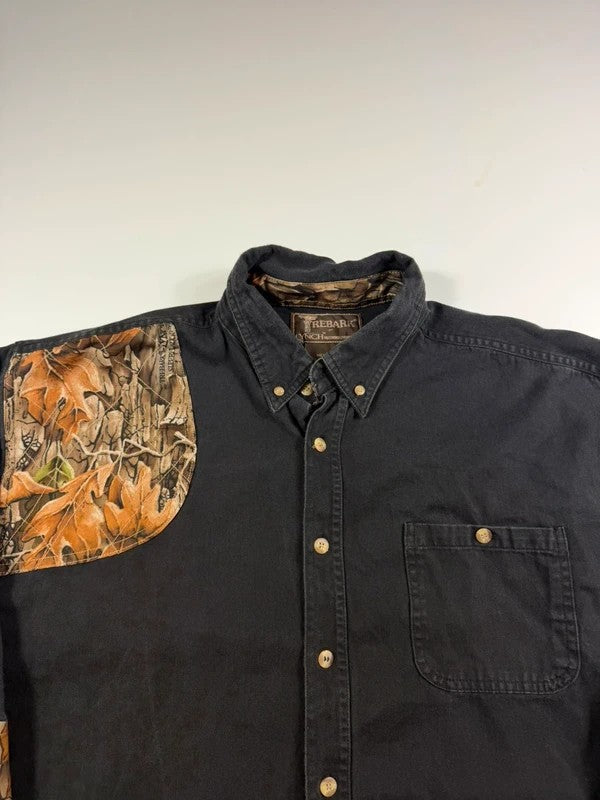 Vintage Rebark Camo Shirt – Black, size XL – photo 4